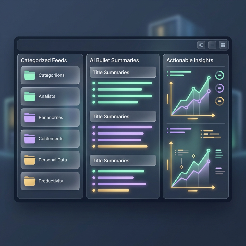 Mô hình giao diện bảng điều khiển tri thức cá nhân (Personal Knowledge Dashboard) tối giản, tinh tế