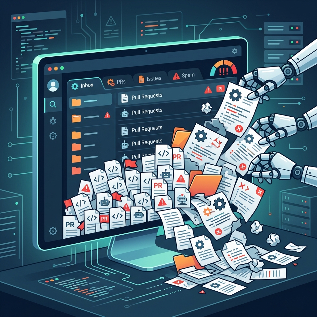 Sự bùng nổ các pull request rác do AI sinh ra tự động làm quá tải hệ thống CI