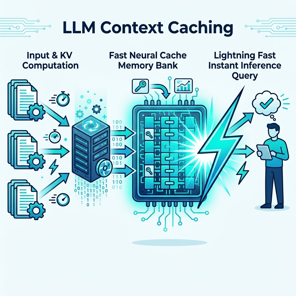 Cơ chế hoạt động của Context Caching và tái sử dụng KV Cache trên các hệ thống LLM hiện đại